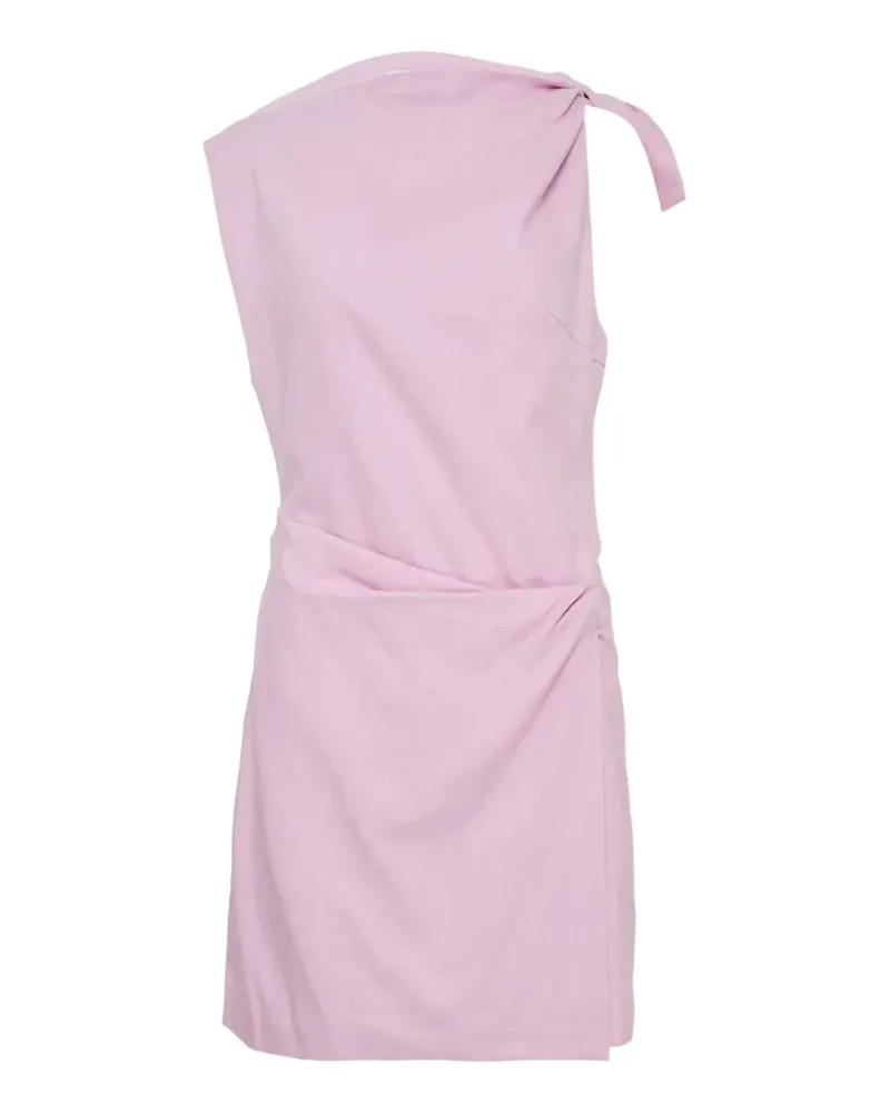 MSGM Cut-Out-Minikleid mit Bindedetail - Rosa Rosa