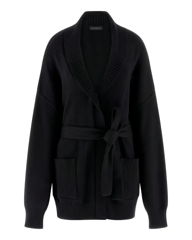 Guess Cardigan mit Schalkragen - Schwarz Schwarz