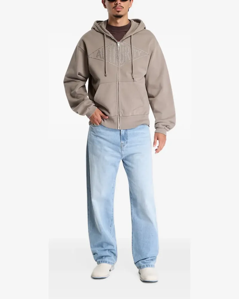 Umbro x Slam Jam Authority stud-embellished hoodie - Grau Grau