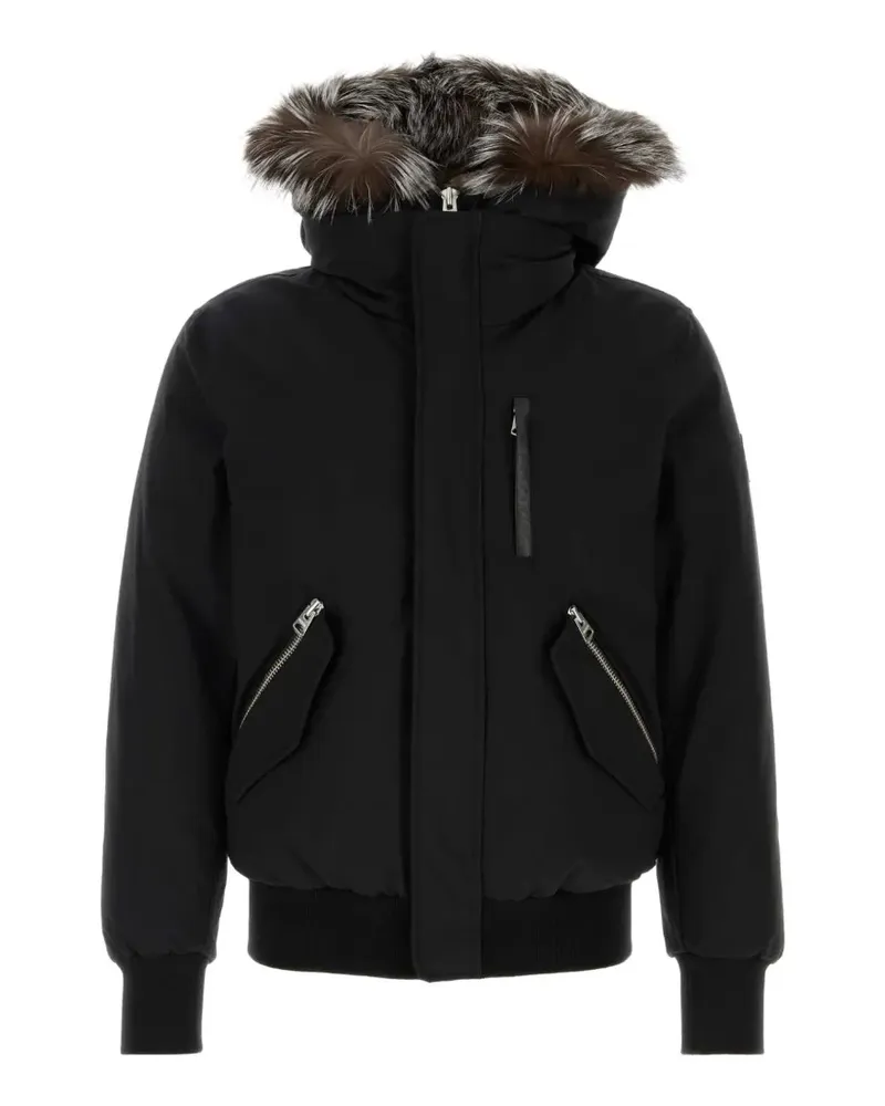 Mackage Dixon-XZ fur-trimmed hooded jacket - Schwarz Schwarz