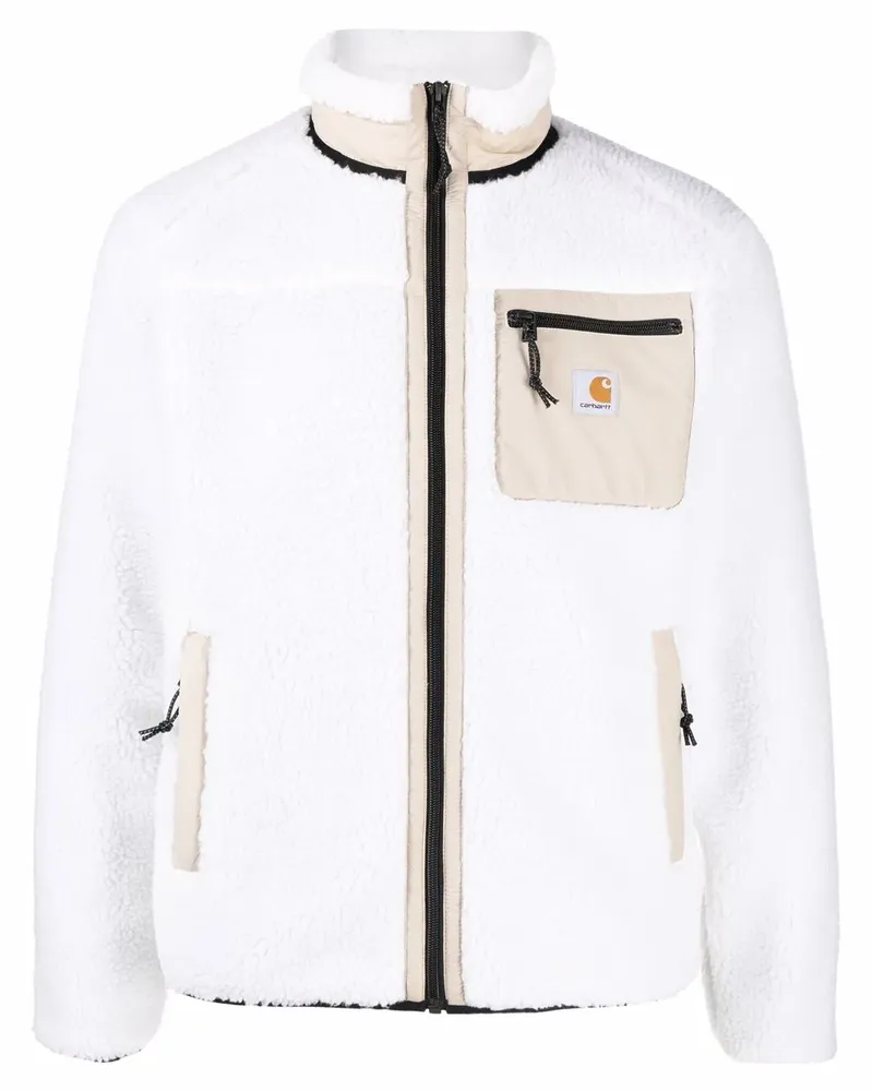 Carhartt WIP Jacke mit Kontrasteinsatz - Weiß Weiß