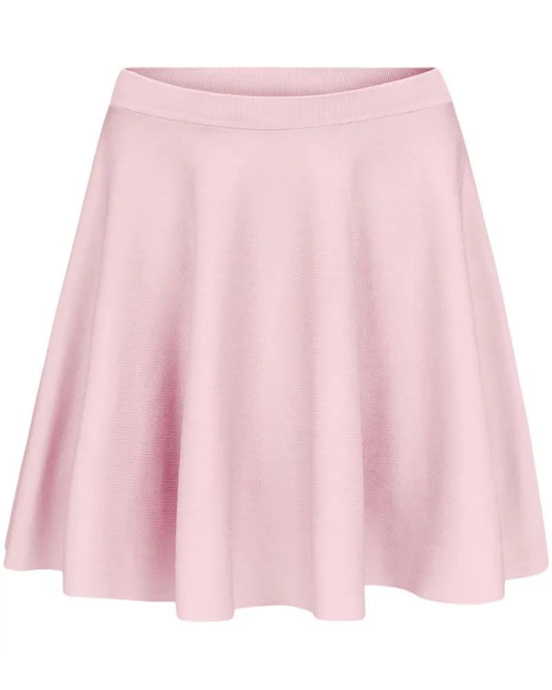 Nina Ricci Gestrickter Skater-Minirock - Rosa Rosa