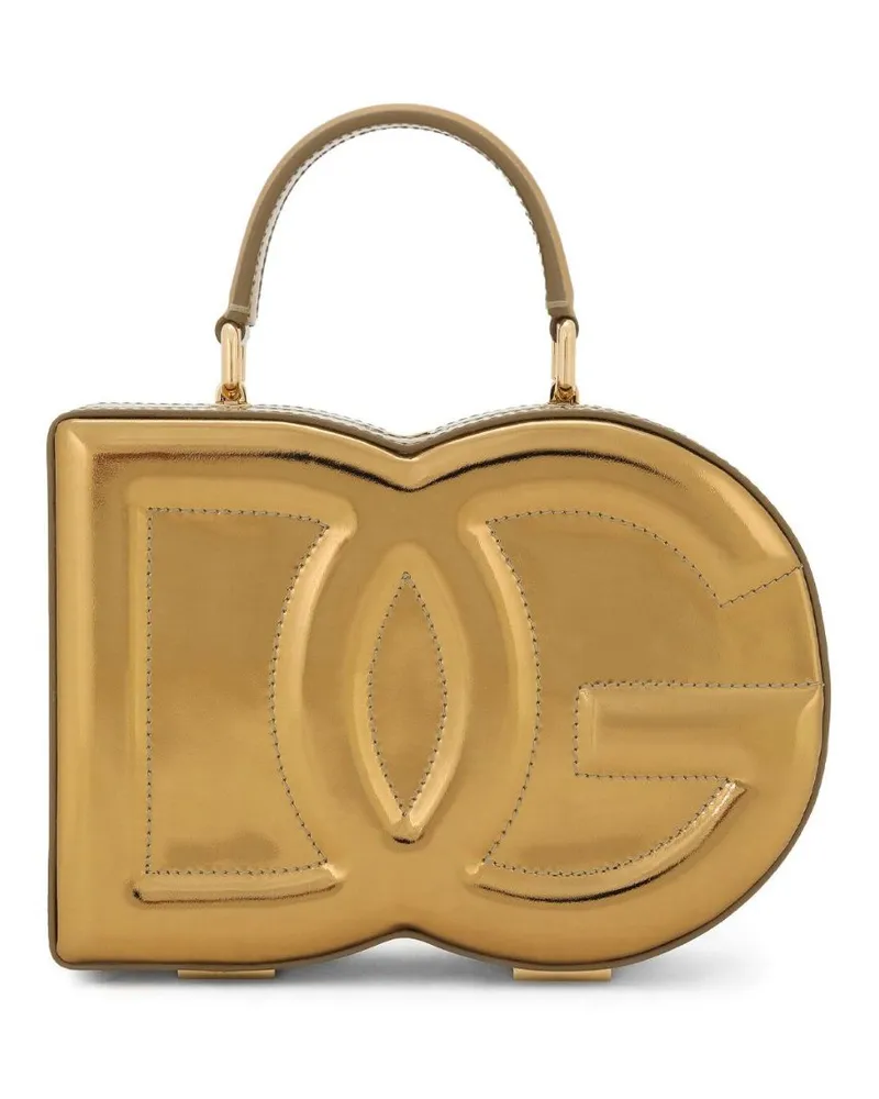 Dolce & Gabbana Metallic-Handtasche - Gold Gold