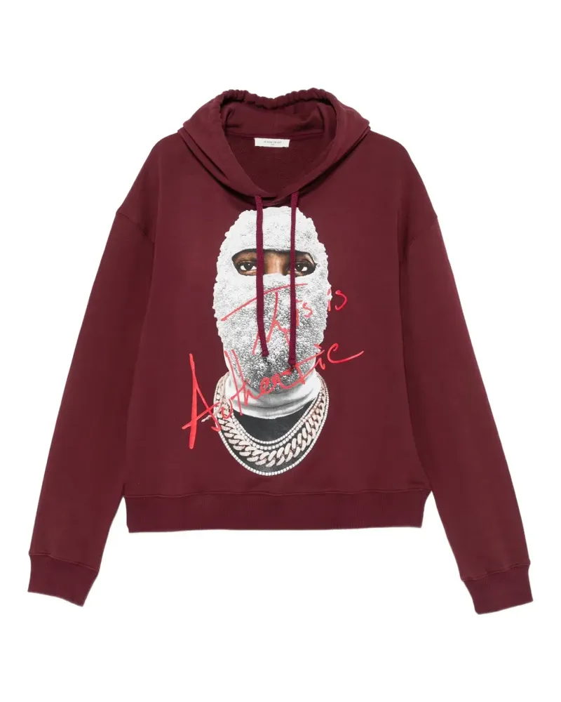IH NOM UH NIT graphic-print logo-print hoodie - Rot Rot
