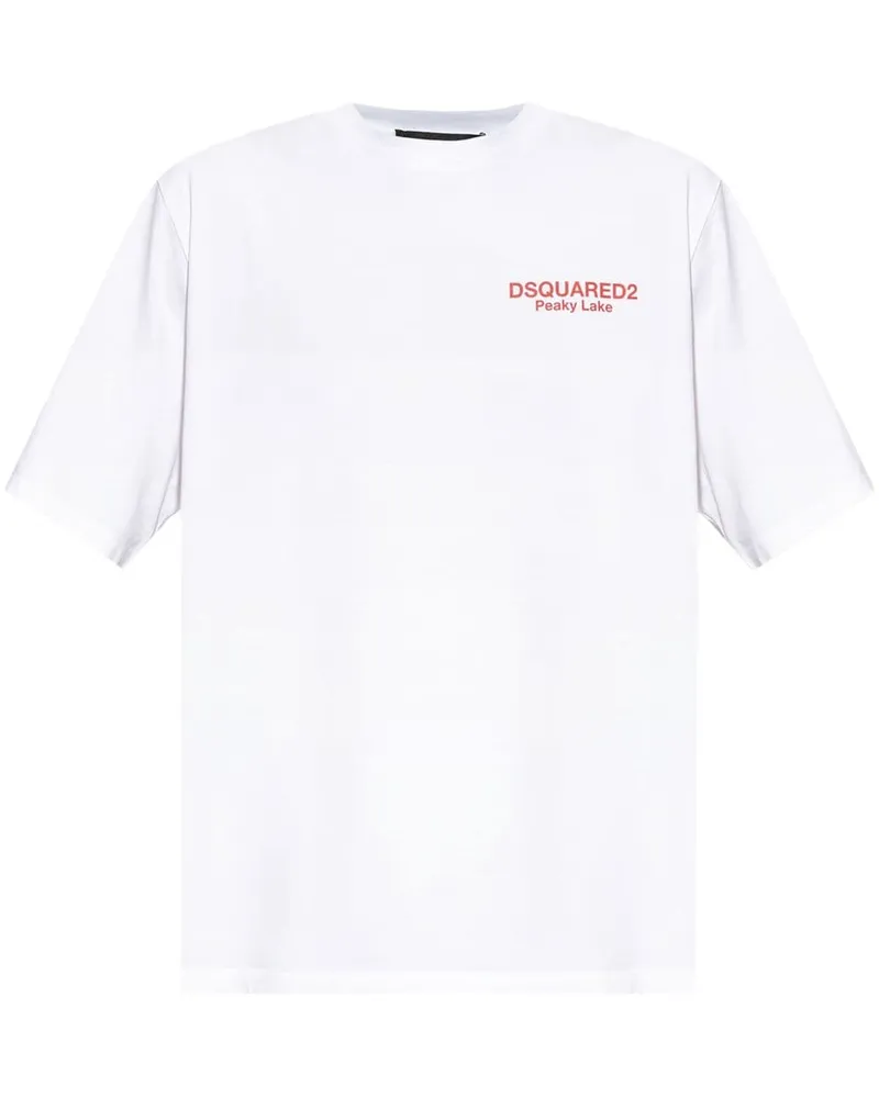 Dsquared2 T-Shirt mit grafischem Print - Weiß Weiß