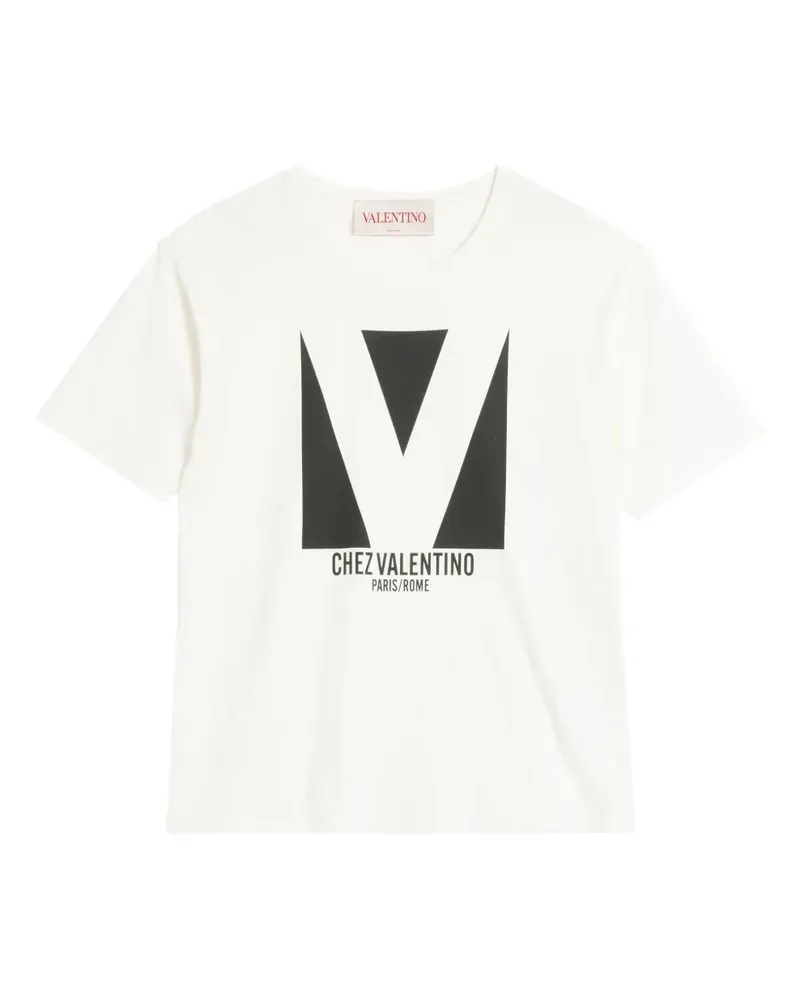 Valentino Garavani T-Shirt mit Chez-Print - Nude Nude