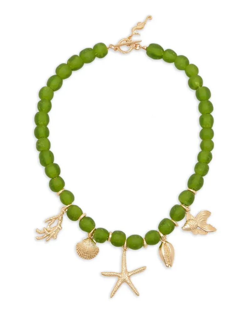 Oceanus Meretrix star-pendant necklace - Gold Gold