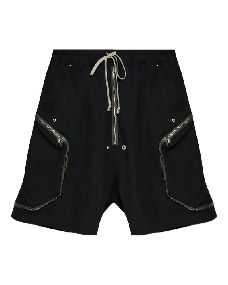 Rick Owens zip drawstring shorts - Schwarz Schwarz