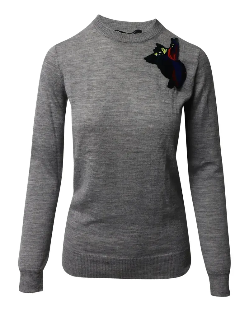 Proenza Schouler patch crewneck sweater - Grau Grau