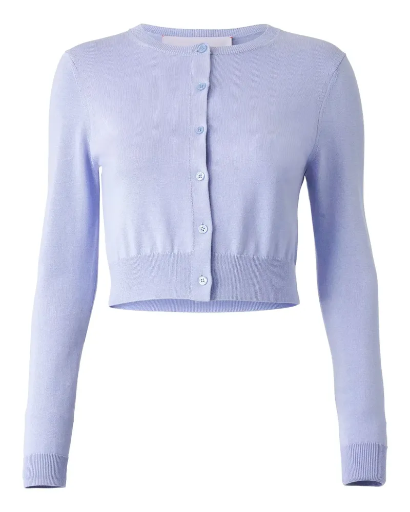Carolina Herrera New York Klassischer Cropped-Cardigan - Blau Blau
