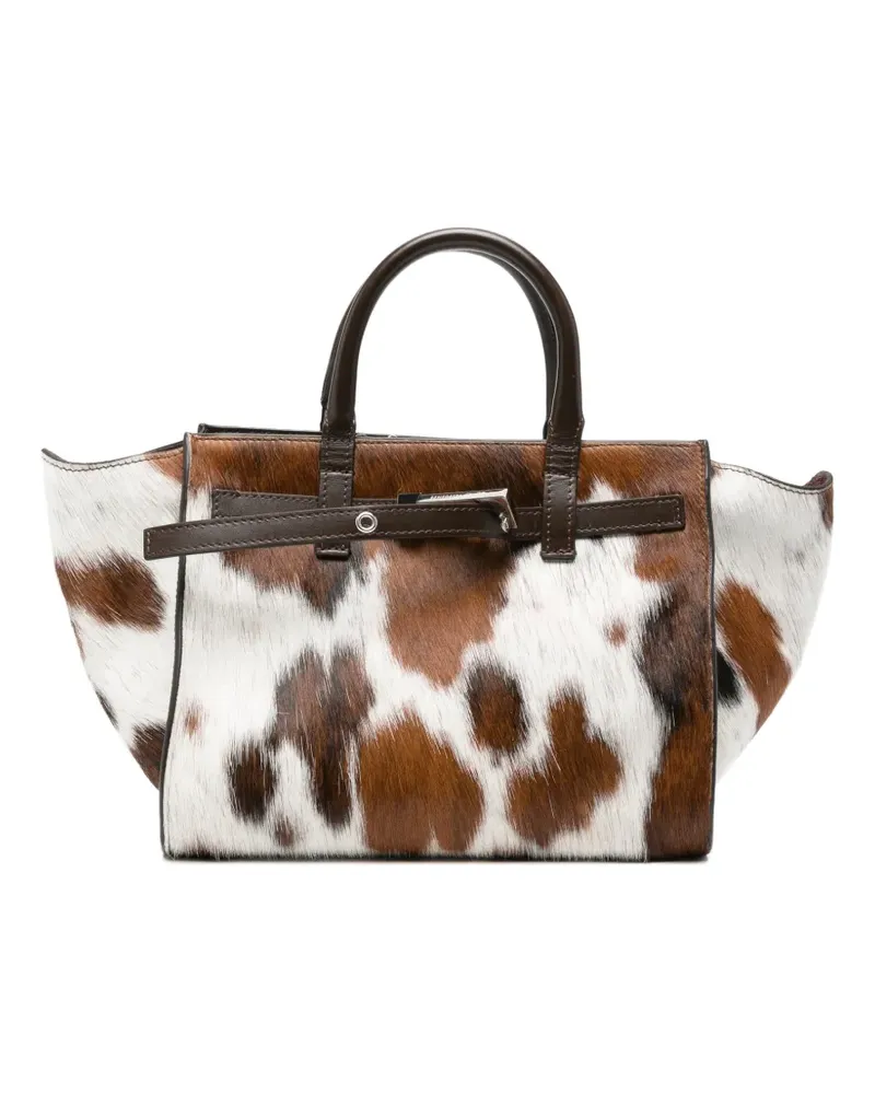 Benedetta Bruzziches Handtasche mit Print - Braun Braun