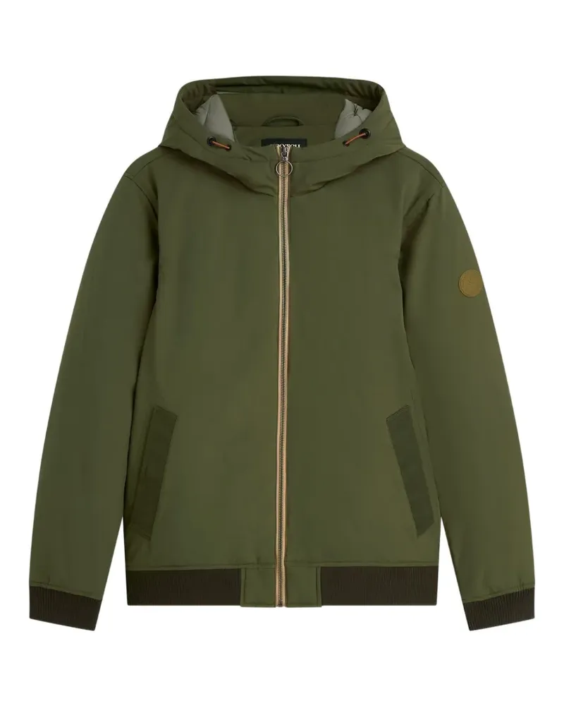 Scotch&Soda hooded zip-up jacket - Grün Grün