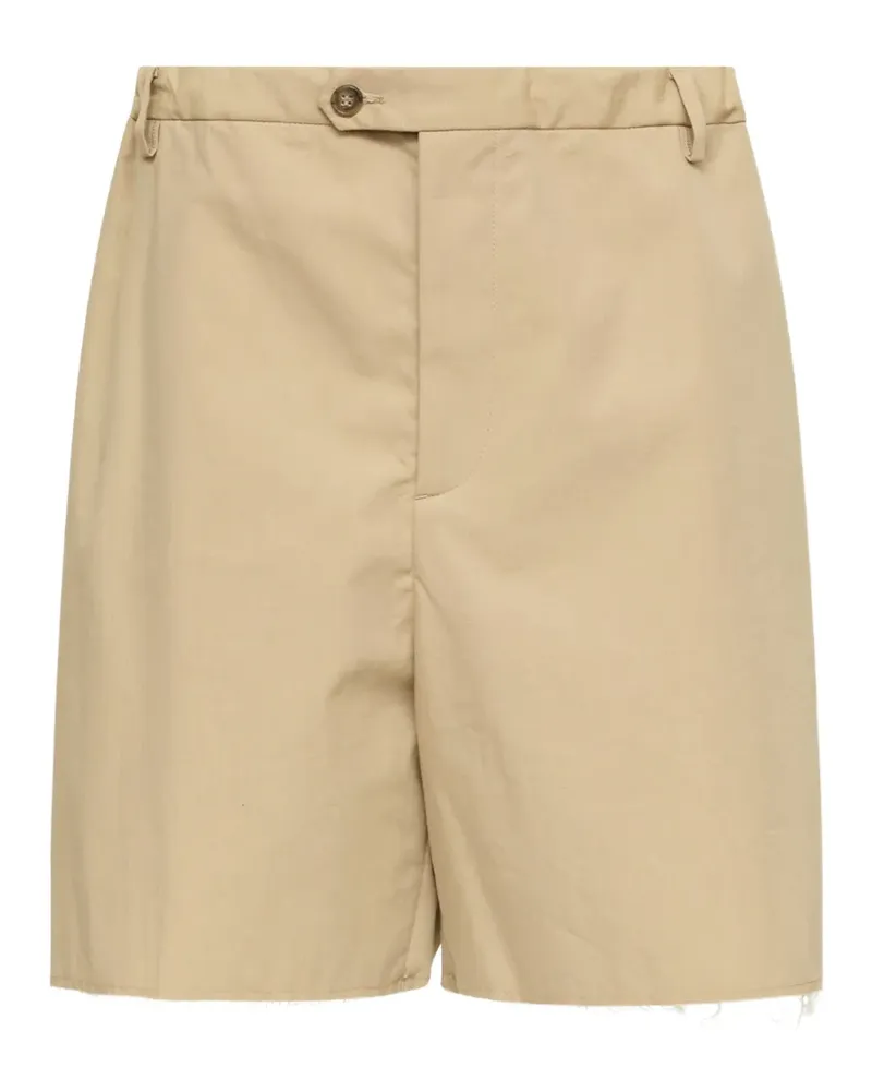 Maison Margiela Shorts mit ausgefransten Details - Nude Nude