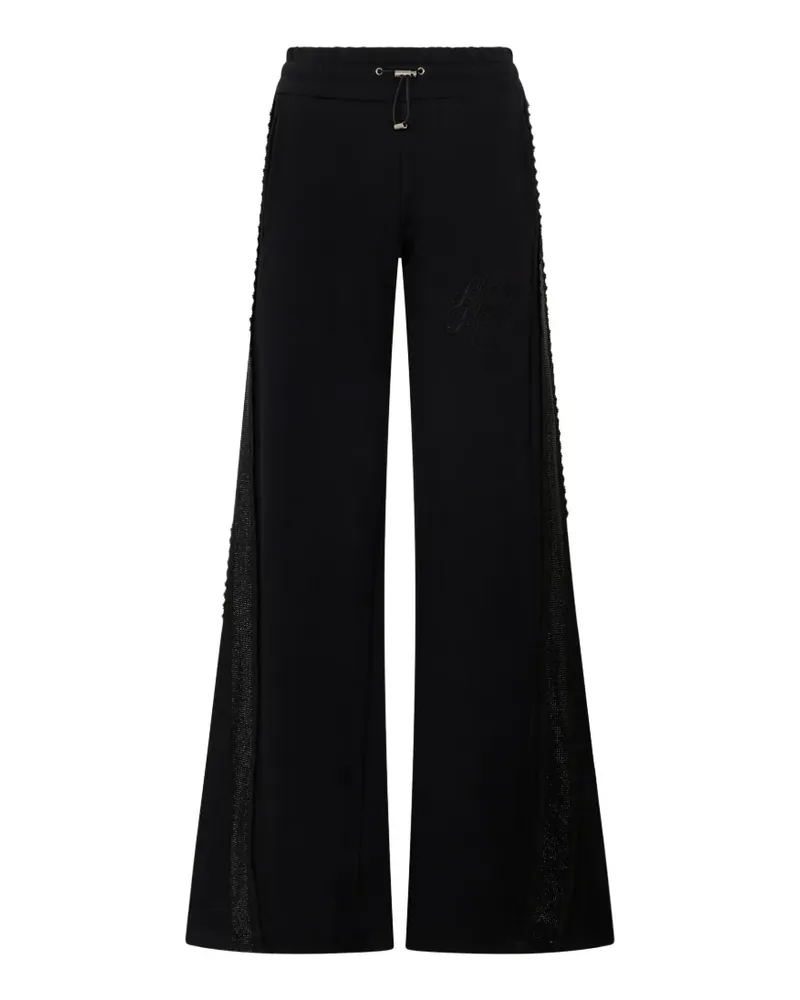 Philipp Plein strass tracksuit trousers - Schwarz Schwarz