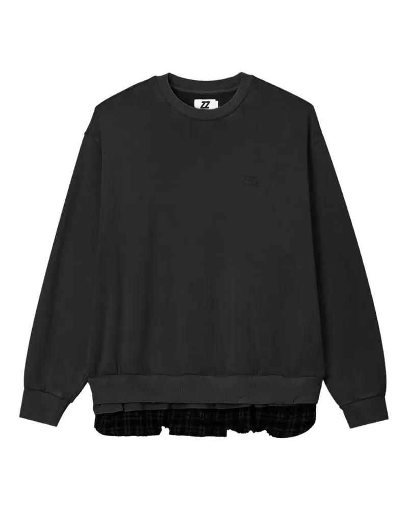 Izzue Pullover mit Logo-Stickerei - Schwarz Schwarz