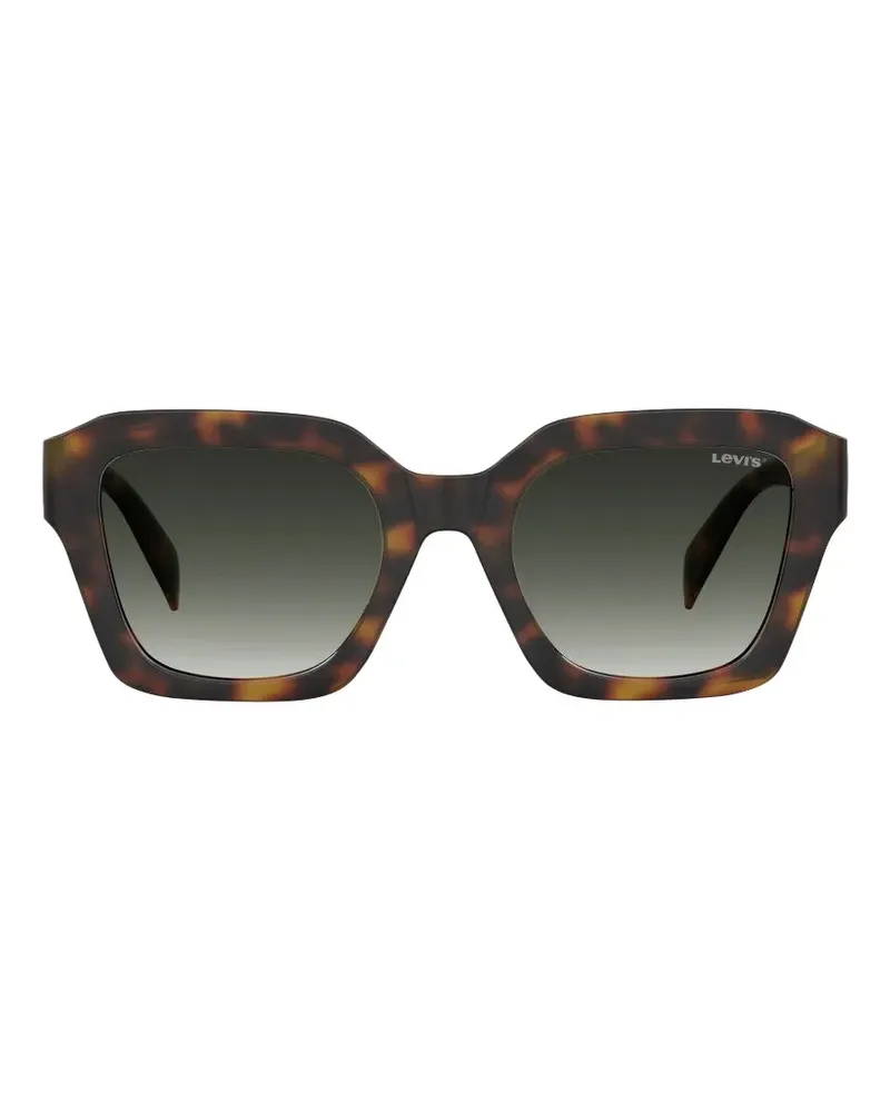 Levi's geometric-frame sunglasses - Braun Braun