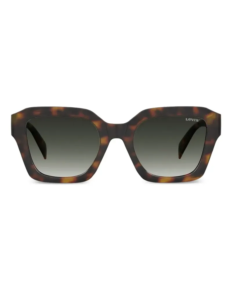 Levi's geometric-frame sunglasses - Braun Braun