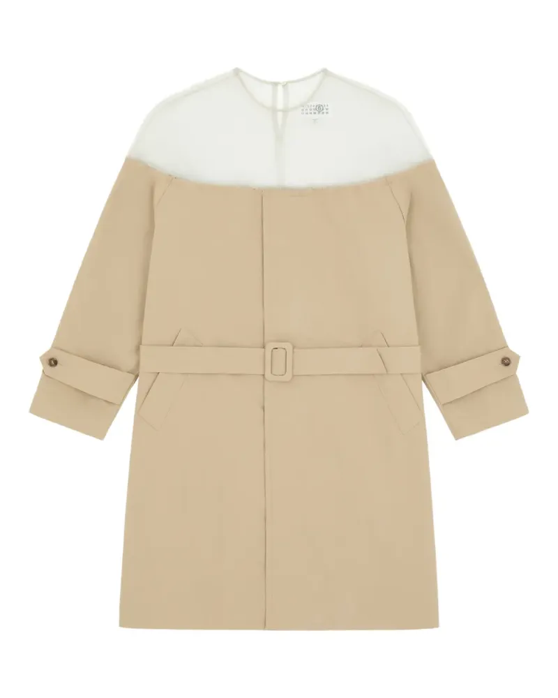 Maison Margiela Midikleid mit langen Ärmeln - Braun Braun