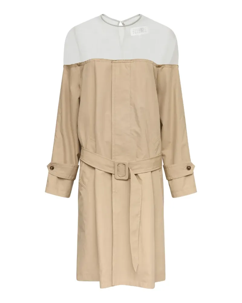 Maison Margiela Midikleid mit langen Ärmeln - Braun Braun