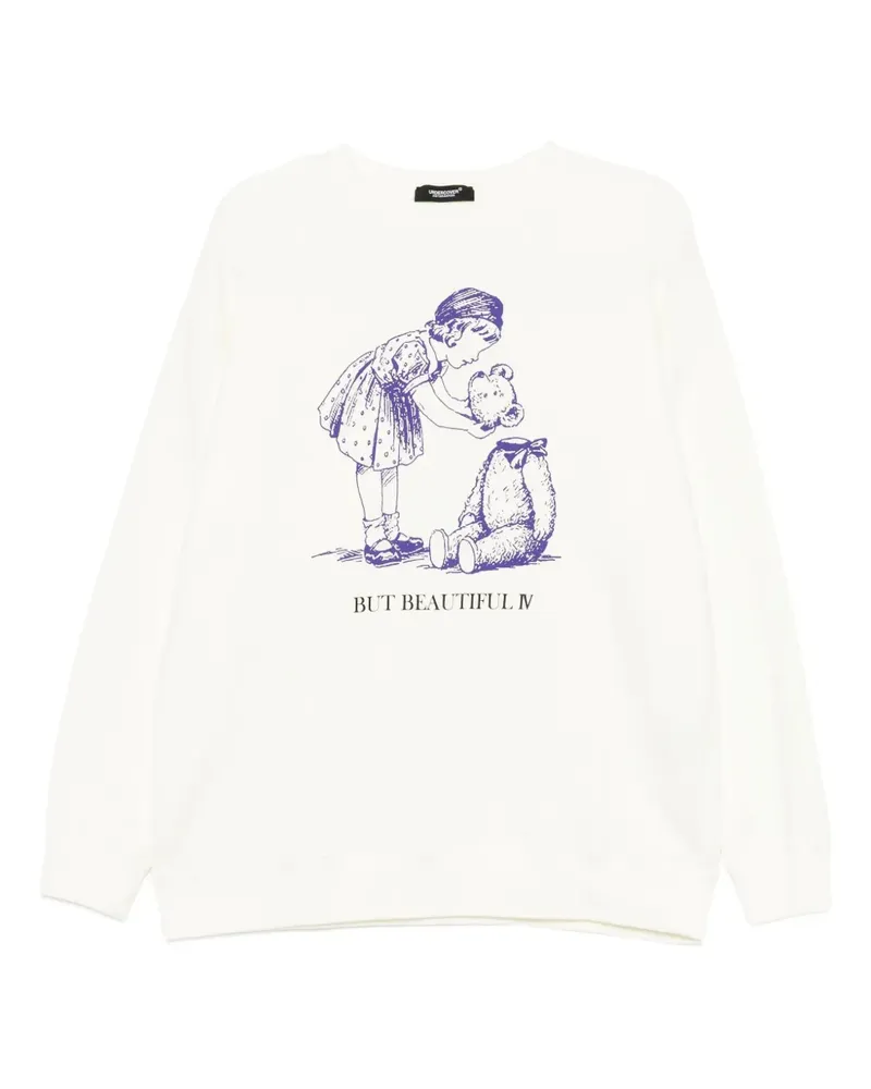 Undercover Sweatshirt mit grafischem Print - Nude Nude