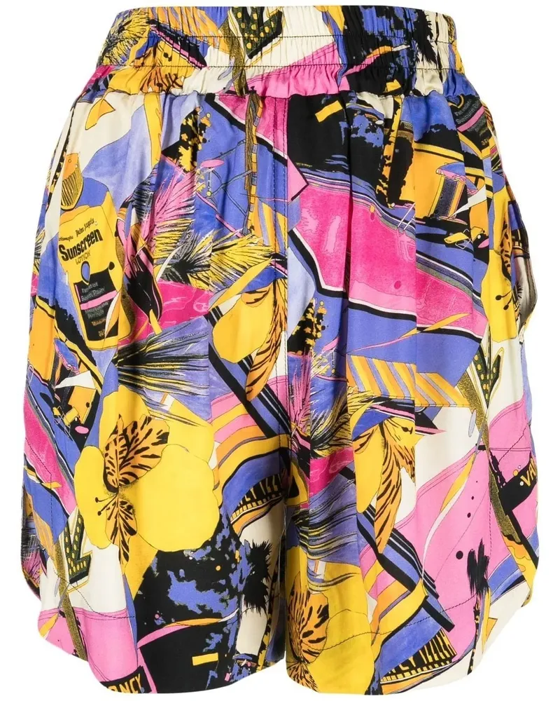 Palm Angels Shorts mit grafischem Print - Mehrfarbig Mehrfarbig
