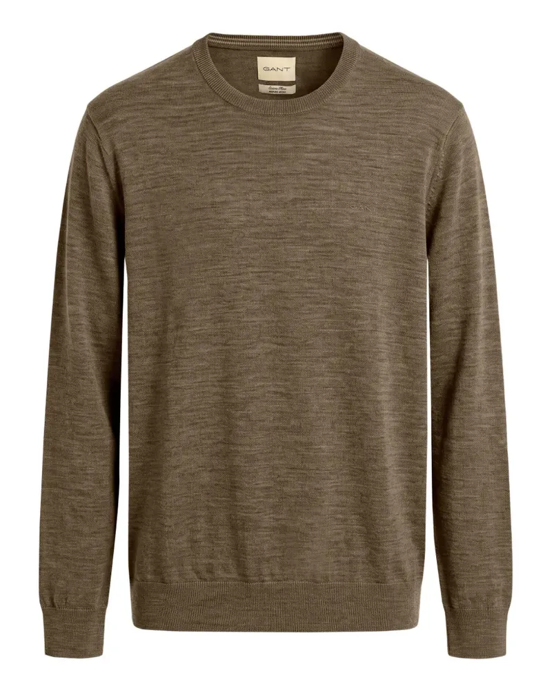 Gant Fein gestrickter Pullover - Braun Braun