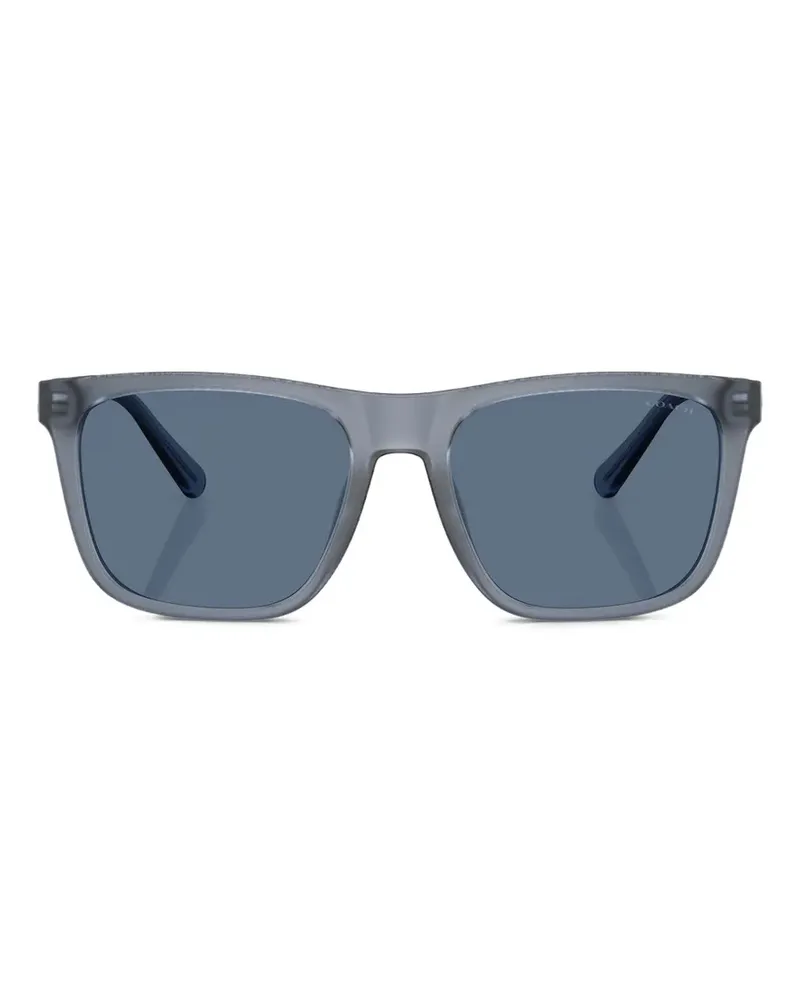 Coach C Hardware textured square-frame sunglasses - Blau Blau