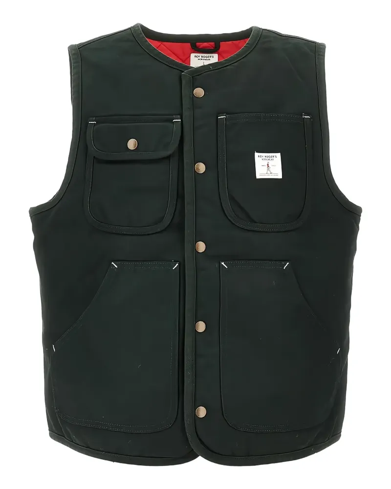 Roy Roger's logo-patch gilet - Grün Grün