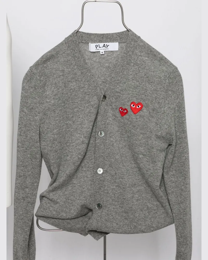 Comme des Garçons Klassischer Cardigan - Grau Grau