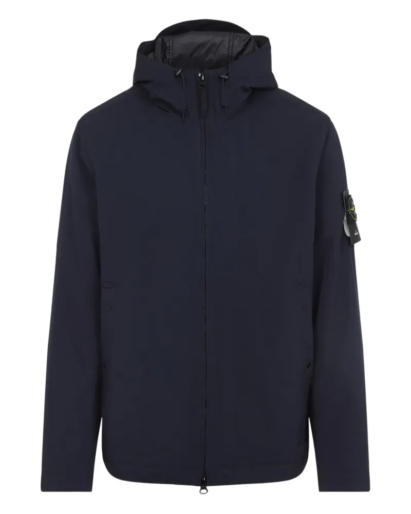 Stone Island Kapuzenjacke mit Reißverschluss - Blau Blau