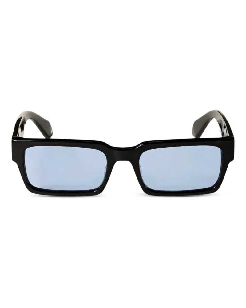 OFF-WHITE Huntington Sonnenbrille mit eckigem Gestell - Schwarz Schwarz