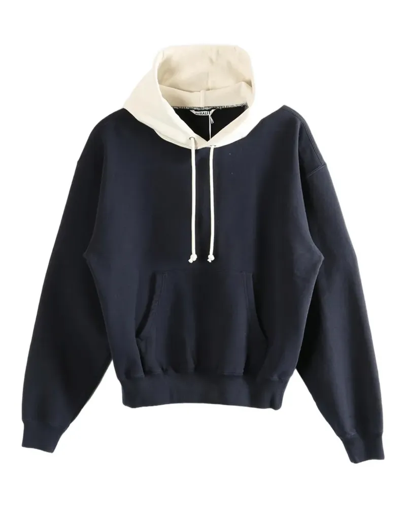 AURALEE drawstring hoodie - Blau Blau