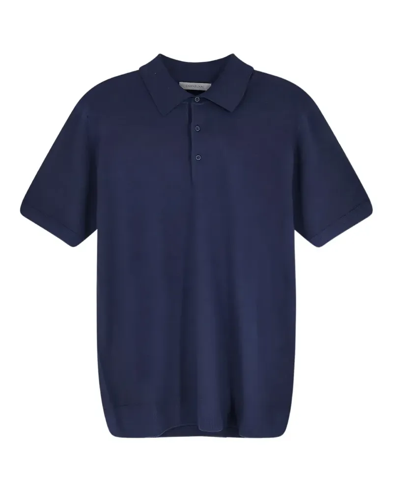 Corneliani buttoned polo shirt - Blau Blau