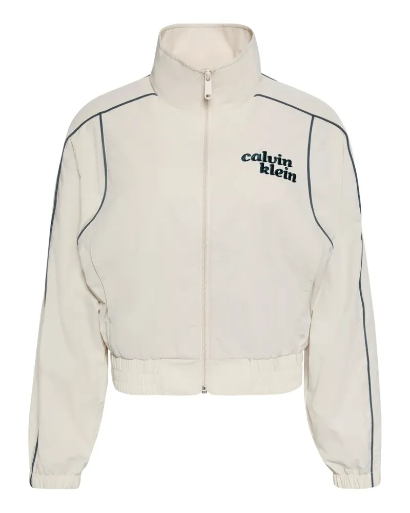 Calvin Klein Jacke mit Logo-Stickerei - Nude Nude