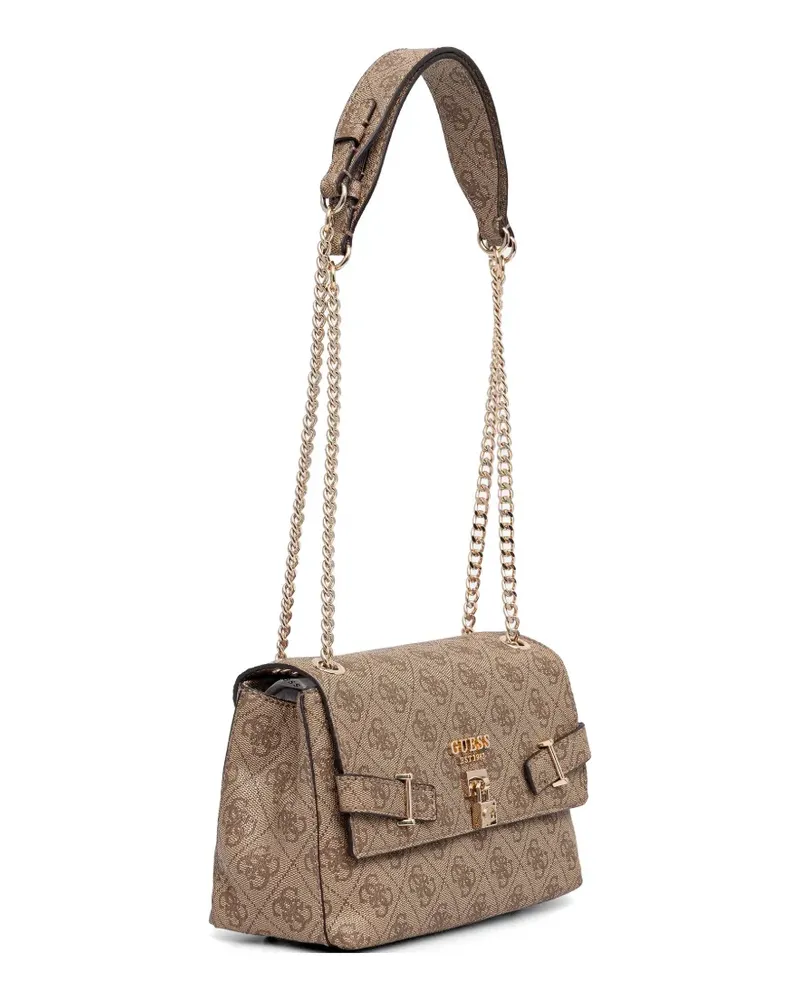 Guess monogram-pattern shoulder bag - Braun Braun