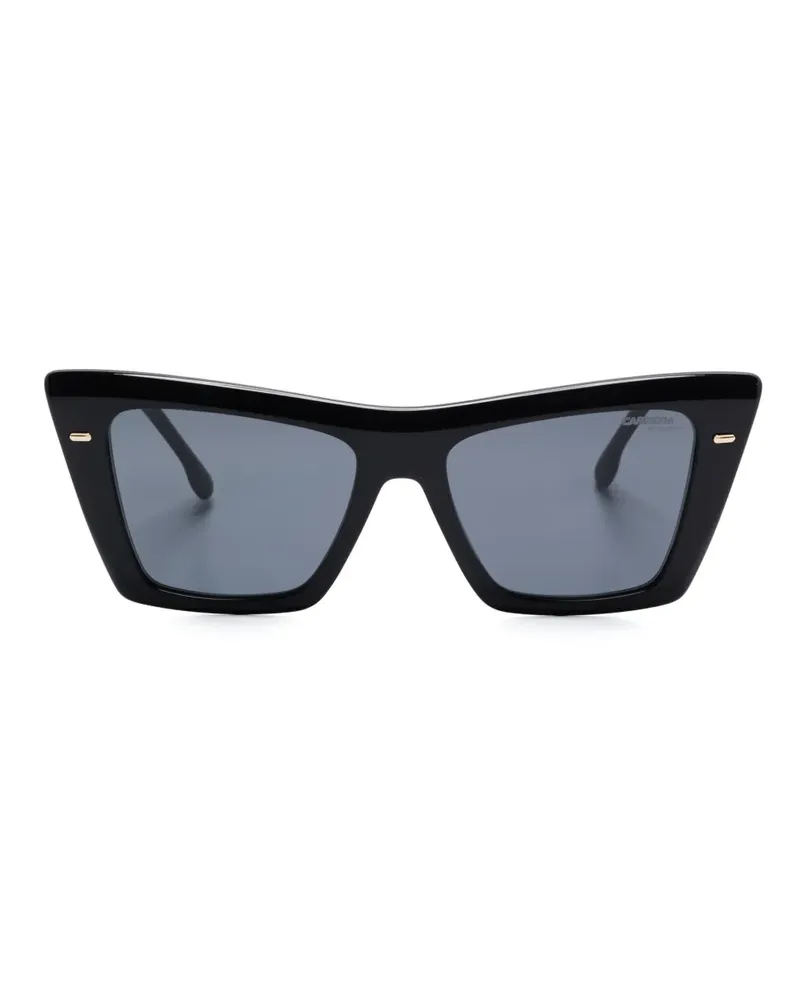 Carrera Sonnenbrille mit Cat-Eye-Gestell - Schwarz Schwarz