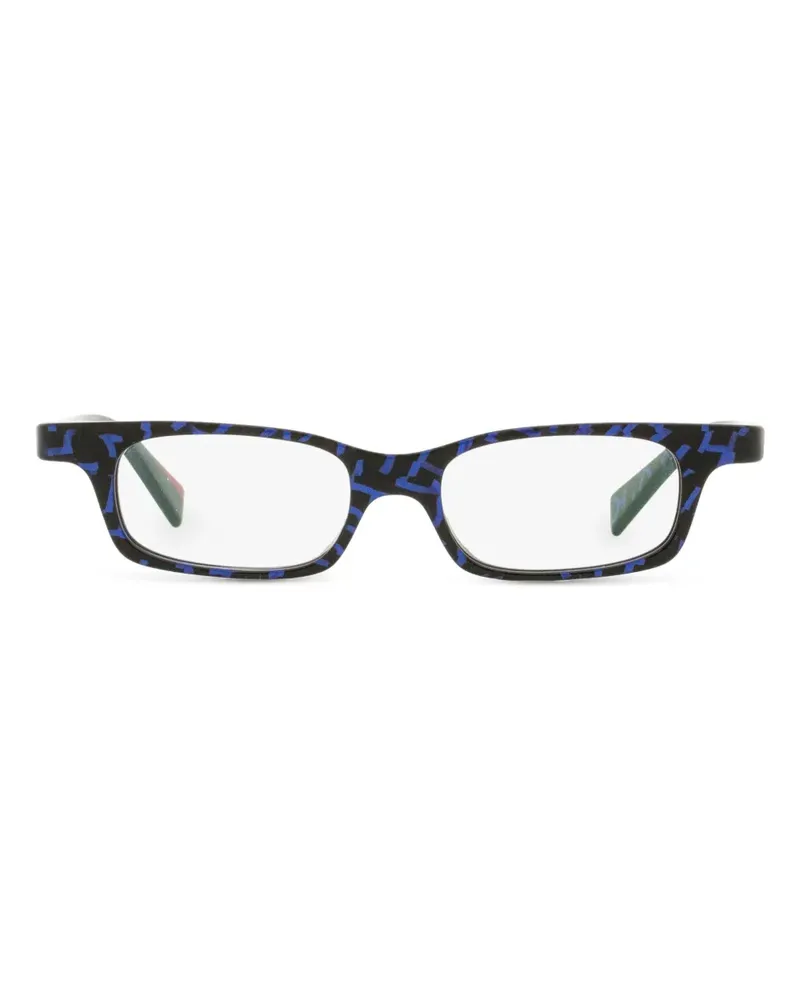Alain Mikli Brille mit geometrischem Muster - Blau Blau