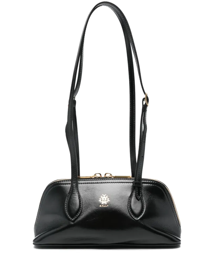 Bally Mini Praline Tasche mit Reißverschluss - Schwarz Schwarz