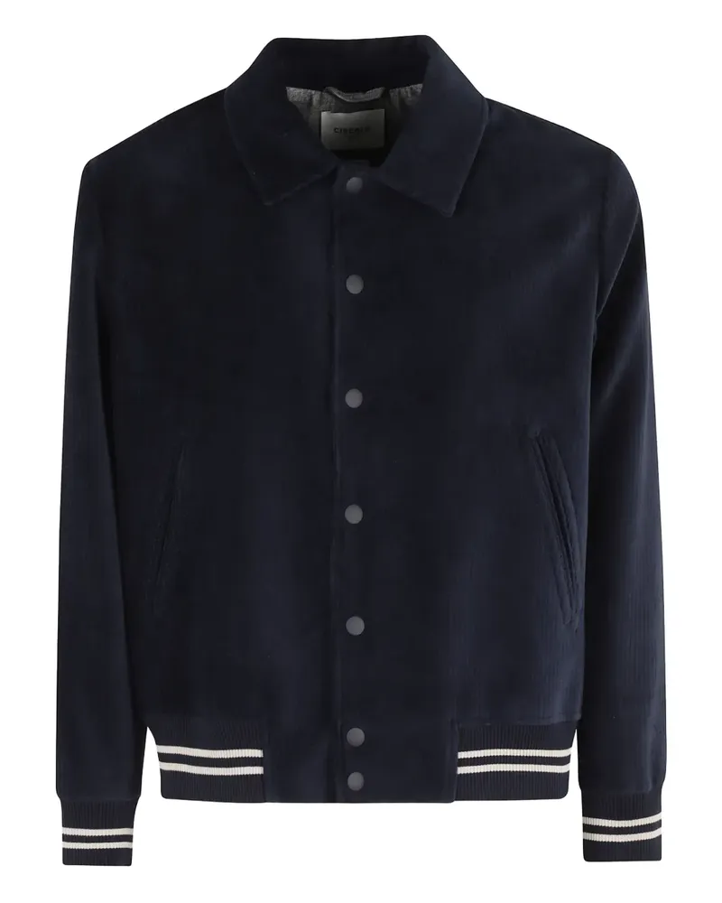 CIRCOLO 1901 Baseballjacke aus Cord - Blau Blau