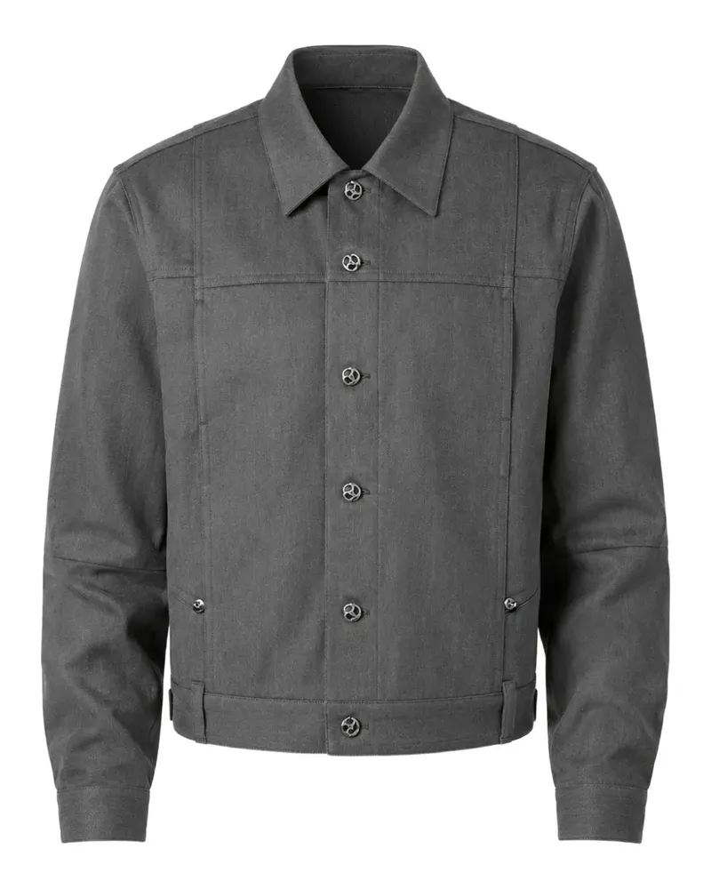 swear Reworked Twill-Jeansjacke - Grau Grau