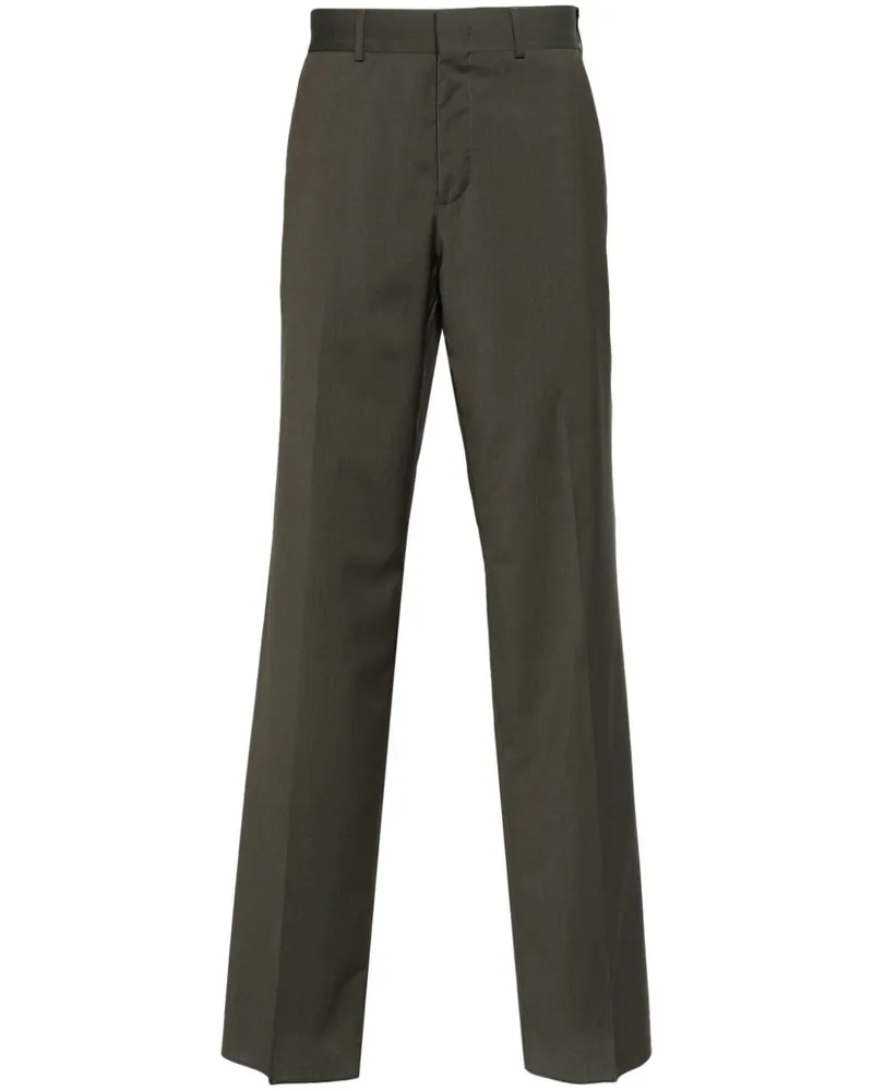 Fendi Hose mit geradem Bein - Grün Grün