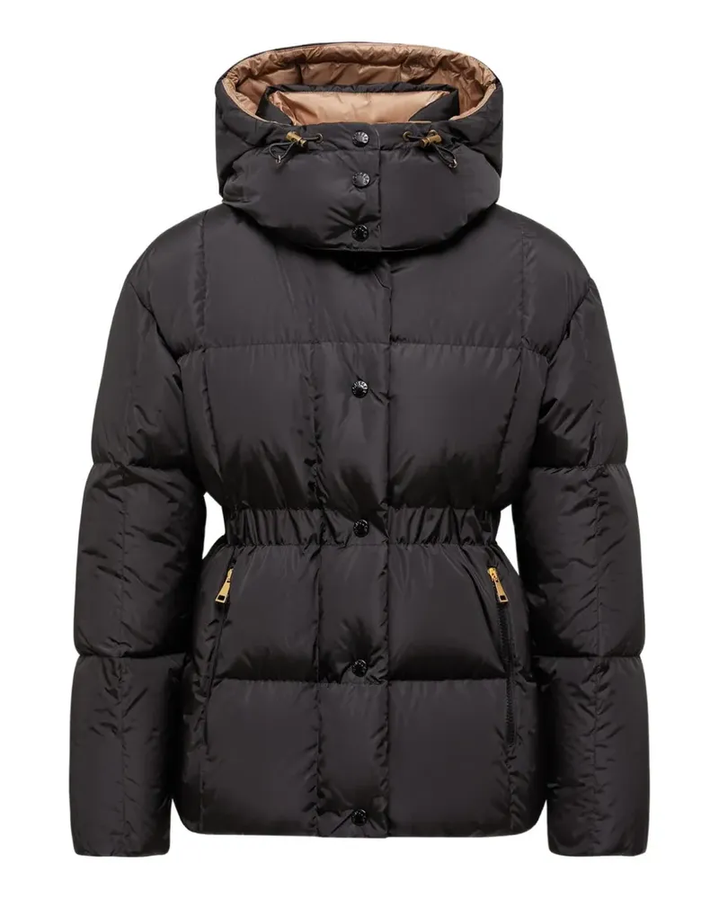 Moncler Agneux Steppjacke mit Kapuze - Schwarz Schwarz