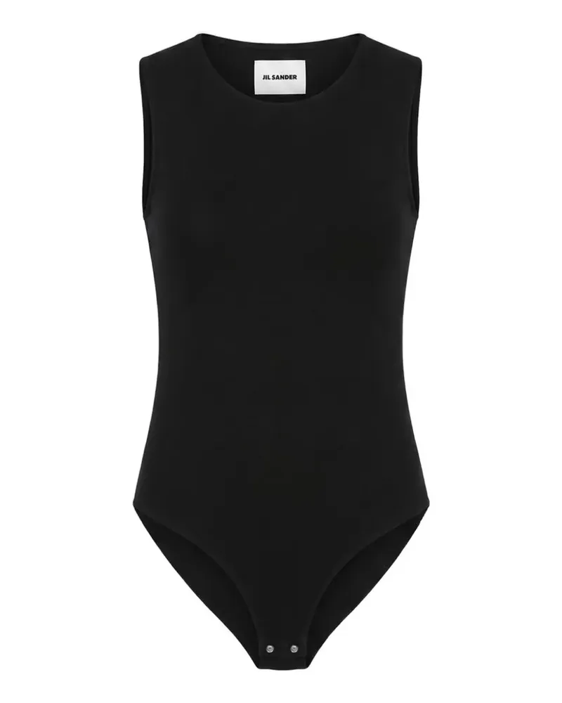Jil Sander sleeveless bodysuit - Schwarz Schwarz