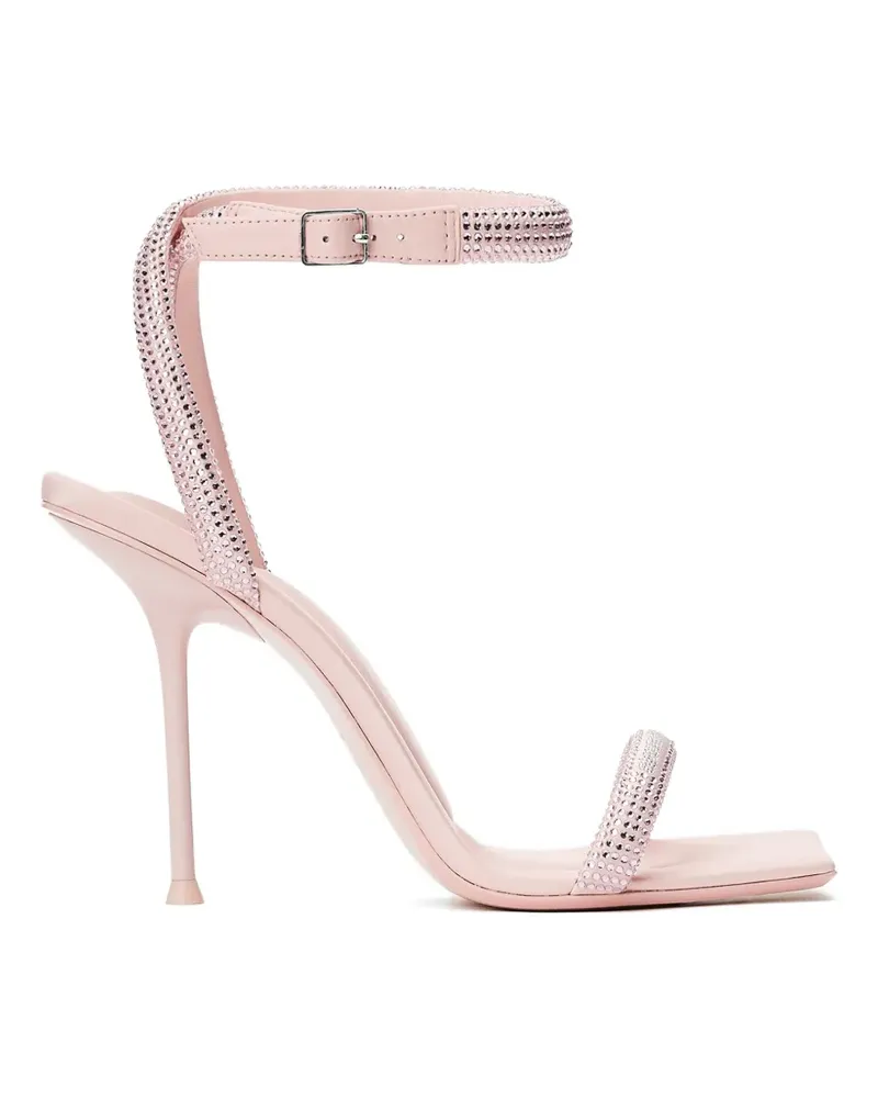 Alexander Wang Julie crystal-embellished heeled sandals - Rosa Rosa