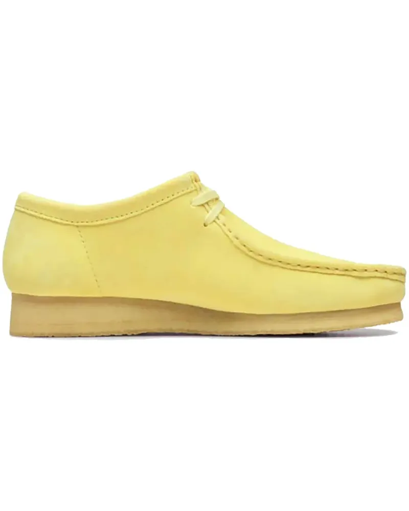 Clarks Schnürschuhe aus Wildleder - Gelb Gelb