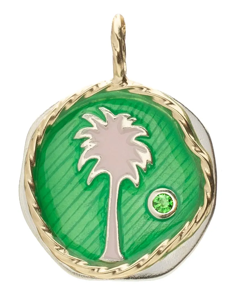 Pascale Monvoisin 9kt Faro Gelbgoldanhänger mit Tsavorit Gold