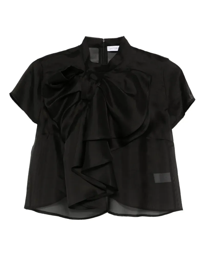 Viktor & Rolf Bluse mit Schleife - Schwarz Schwarz