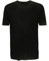 Masnada T-Shirt mit Bleached-Effekt Schwarz