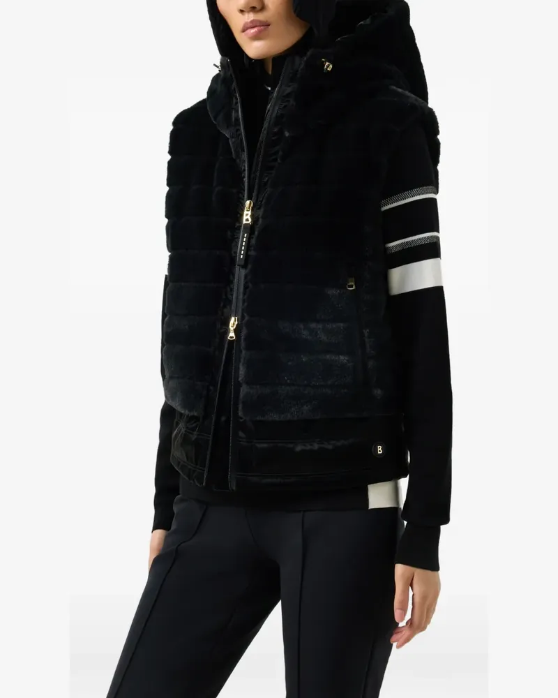 Bogner Manda Weste aus Faux Fur - Schwarz Schwarz