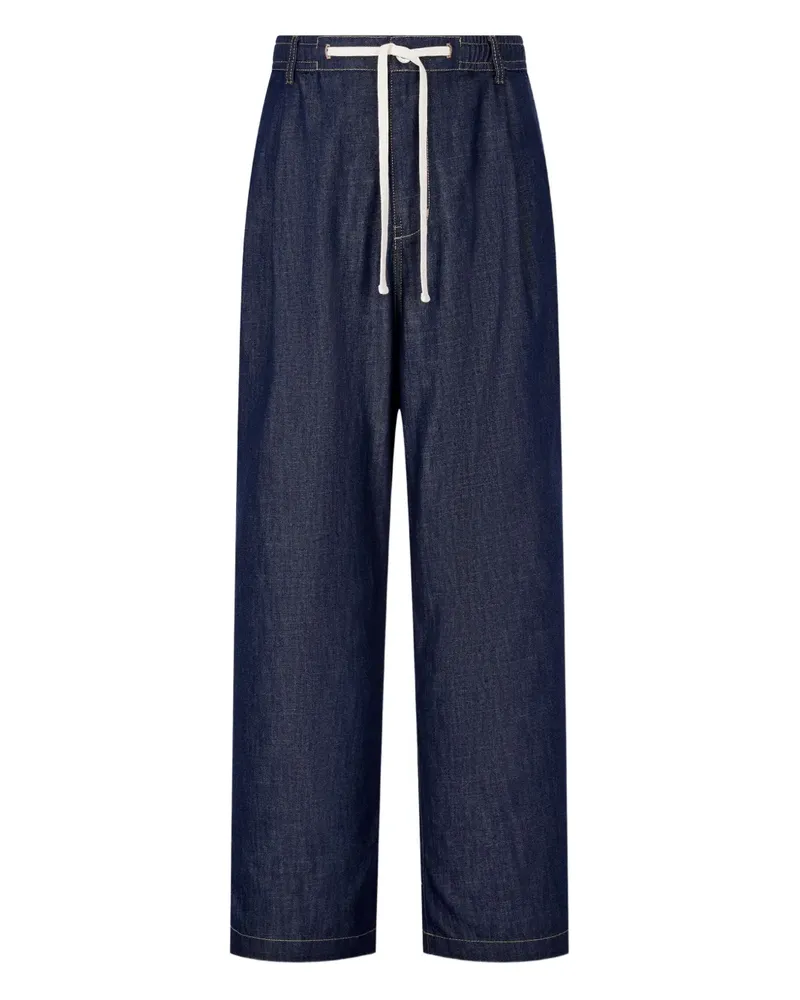 STUDIO TOMBOY Denim-Hose mit Kordelzug - Blau Blau